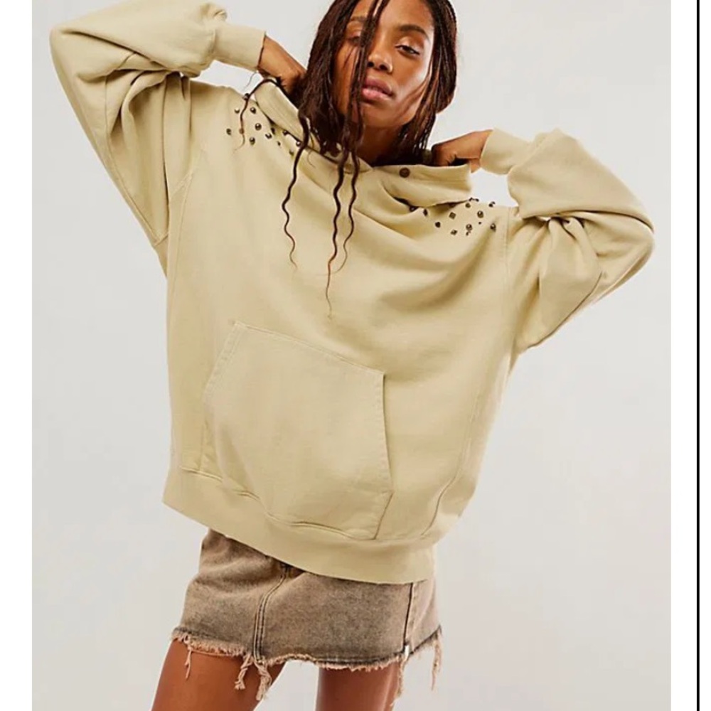 NWT Free People Lonely Hearts Hoodie